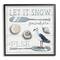 Stupell Industries Let It Snow Somewhere Else Phrase Framed Giclee Art